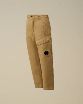 Pantalon cargo « Lens » en coton/lin U16