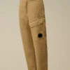 Pantalon cargo « Lens » en coton/lin U16