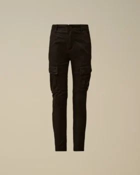 Pantalon cargo U16 en gabardine stretch avec motif « Lens »