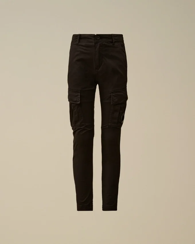 Pantalon cargo U16 en gabardine stretch avec motif « Lens »