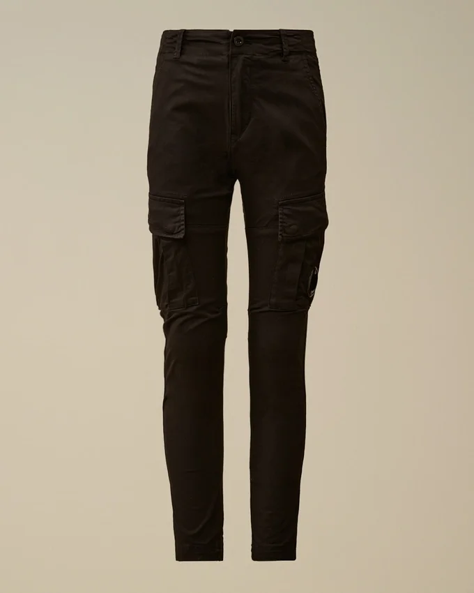 Pantalon cargo U16 en gabardine stretch avec motif « Lens »