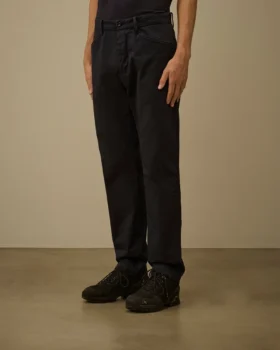Pantalon chino droit en gabardine de coton