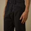 Pantalon chino droit en gabardine de coton