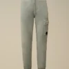Pantalon de survêtement cargo en molleton de coton à motif en diagonale avec motif « Lens »
