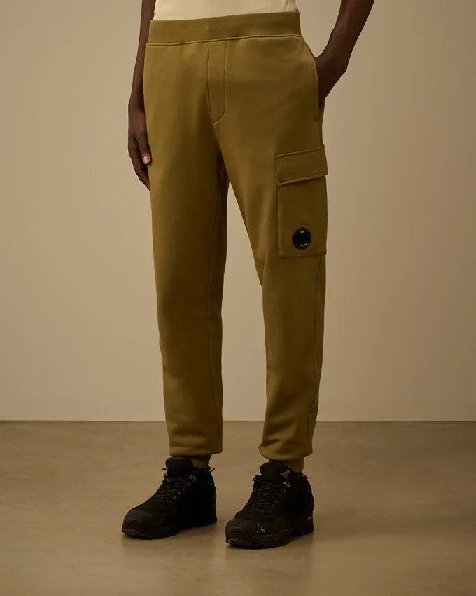 Pantalon de survêtement cargo en molleton à motif « Lens » en diagonale