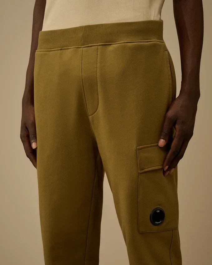 Pantalon de survêtement cargo en molleton à motif « Lens » en diagonale