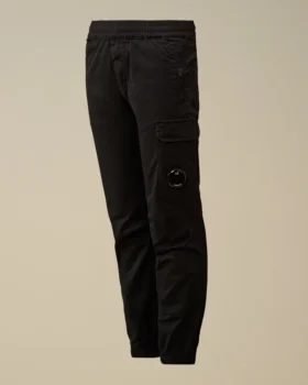 Pantalon de survêtement cargo U16 en gabardine stretch avec motif « Lens »