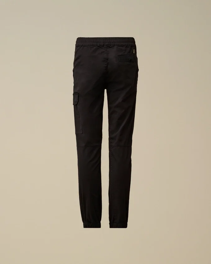 Pantalon de survêtement cargo U16 en gabardine stretch avec motif « Lens »