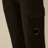 Pantalon de survêtement cargo U16 en molleton Diagonal avec motif « Lens »