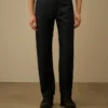 Pantalon en denim 3/1 sans coutures latérales