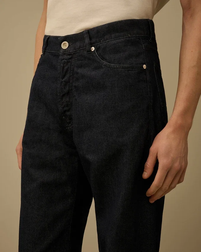 Pantalon en denim 3/1 sans coutures latérales