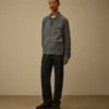 Pantalon en denim 3/1 sans coutures latérales