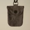 Pochette porte-clés à motif chevrons