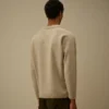 Polo en chenille de coton avec motif « Lens »
