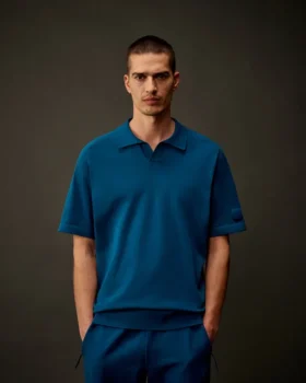 Polo en coton stretch de la Metropolis Series