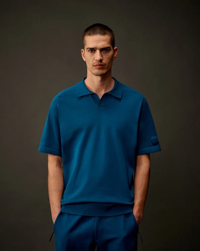 Polo en coton stretch de la Metropolis Series