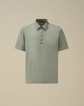 Polo à manches courtes avec logo en jersey Gasato 70/2 mercerisé