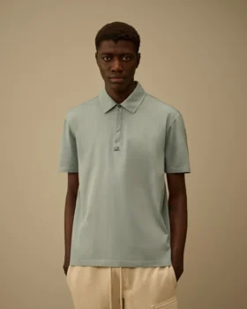 Polo à manches courtes avec logo en jersey Gasato 70/2 mercerisé