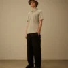 Polo à manches courtes en piqué stretch avec logo