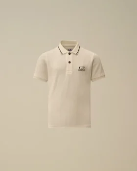 Polo à manches courtes en piqué stretch U16 avec logo
