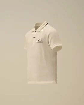 Polo à manches courtes en piqué stretch U16 avec logo