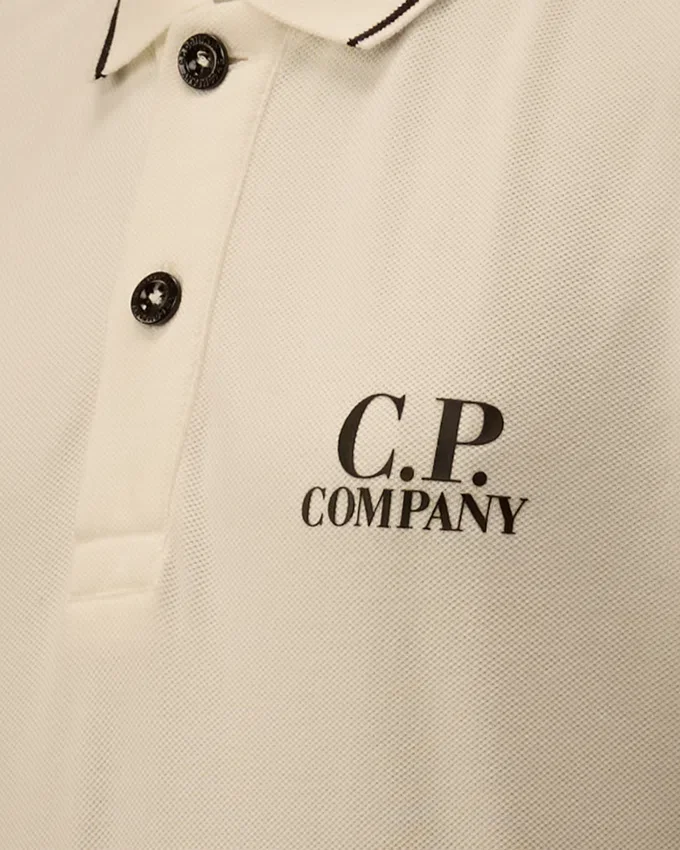 Polo à manches courtes en piqué stretch U16 avec logo