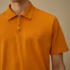 Polo à manches courtes et demi-zip en jersey 1020