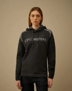 Pull à capuche en chenille de coton à double teinture