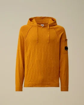 Pull à capuche Lens en coton/nylon
