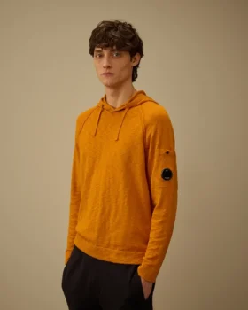 Pull à capuche Lens en coton/nylon