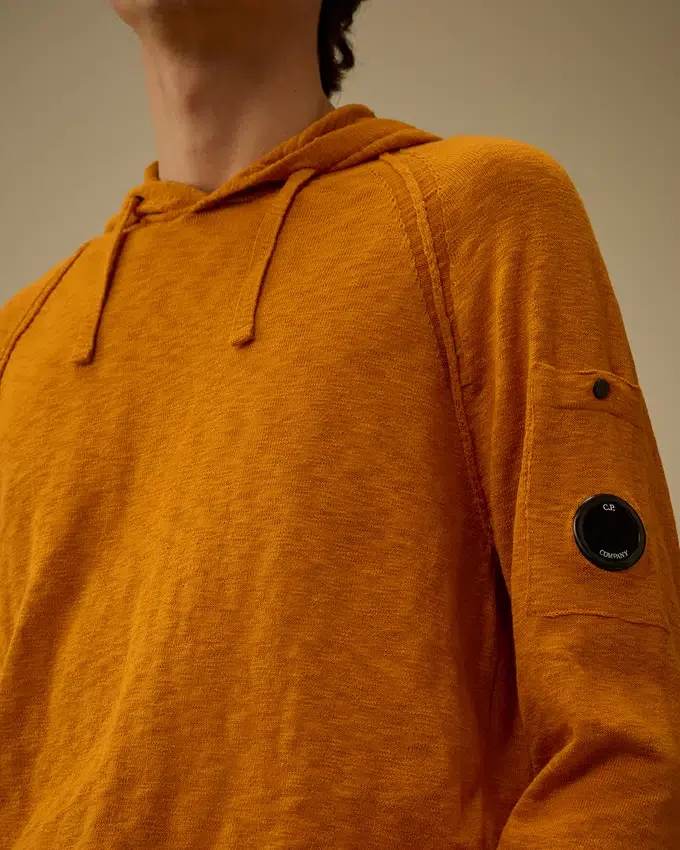 Pull à capuche Lens en coton/nylon
