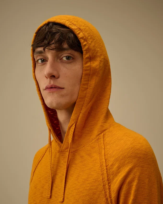 Pull à capuche Lens en coton/nylon