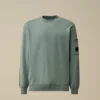 Pull à col rond en coton Sea Island avec motif « Lens »