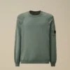 Pull à col rond en coton Sea Island avec motif « Lens »