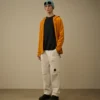 Pull à col rond en crêpe de coton avec motif « Lens »