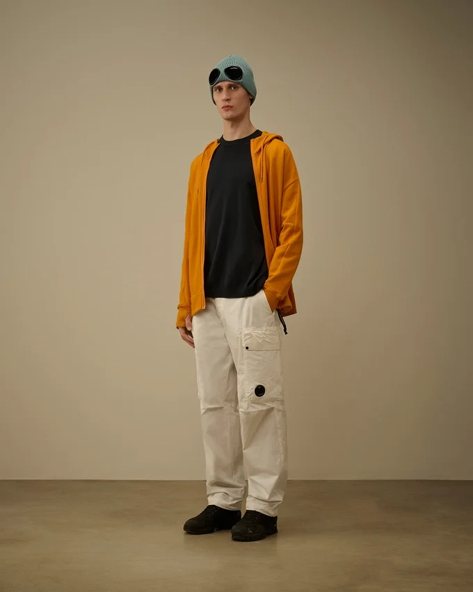 Pull à col rond en crêpe de coton avec motif « Lens »