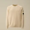 Pull à col rond et manches raglan en coton/nylon avec des motifs Lens