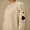 Pull à col rond et manches raglan en coton/nylon avec des motifs Lens