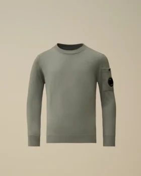 Pull à col rond U16 en coton avec motif « Lens »