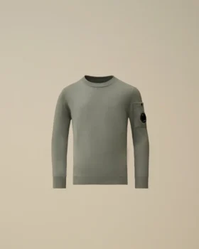 Pull à col rond U16 en coton avec motif « Lens »