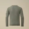 Pull à col rond U16 en coton avec motif « Lens »