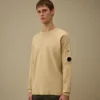 Pull en coton Sea Island avec motif « Lens »