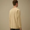 Pull en coton Sea Island avec motif « Lens »