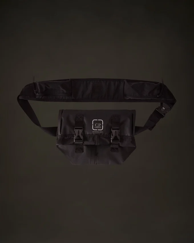 Sac à dos transformable de la Metropolis Series avec empiècements en caoutchouc