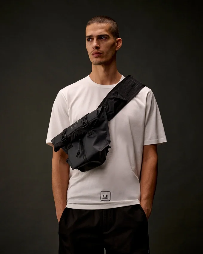 Sac à dos transformable de la Metropolis Series avec empiècements en caoutchouc