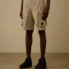 Short cargo Lens en gabardine de coton