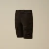 Short cargo U16 en gabardine extensible avec Lens