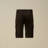Short cargo U16 en gabardine extensible avec Lens