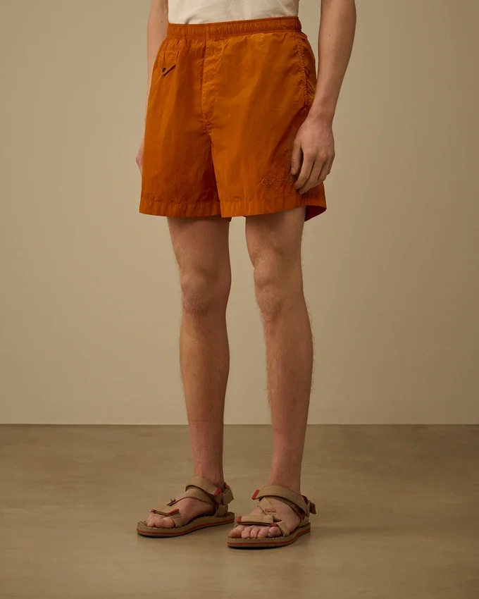 Short de bain avec logo Eco-Chrome-R brodé