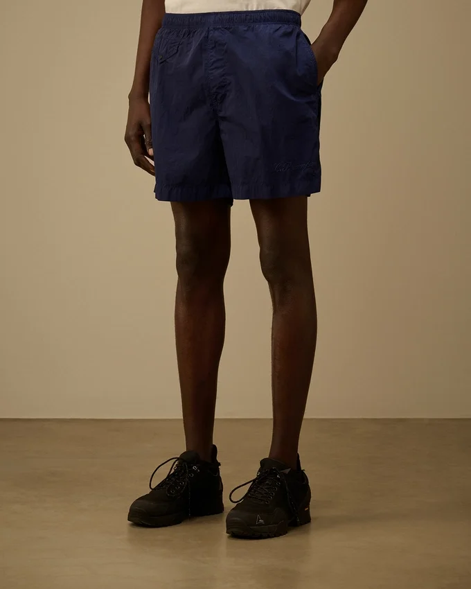 Short de bain avec logo Eco-Chrome-R brodé